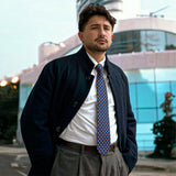 Sirmione · corbata estilo italiano azul, roja y amarilla - Barlovento de Biar