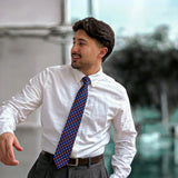 Sirmione · corbata estilo italiano azul, roja y amarilla - Barlovento de Biar