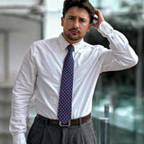 Sirmione · corbata estilo italiano azul, roja y amarilla - Barlovento de Biar