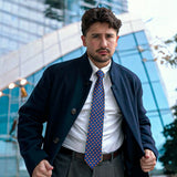 Sirmione · corbata estilo italiano azul, roja y amarilla - Barlovento de Biar