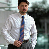 Sirmione · corbata estilo italiano azul, roja y amarilla - Barlovento de Biar