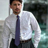 Sirmione · corbata estilo italiano azul, roja y amarilla - Barlovento de Biar