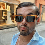 Zarautz · gafas de sol de carey con lentes verdes - Barlovento de Biar