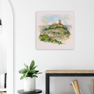 Castillo de Biar impreso en papel de primera calidad - Barlovento de Biar