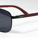 Almadraba · gafas de sol grabadas con patillas de madera - Barlovento de Biar