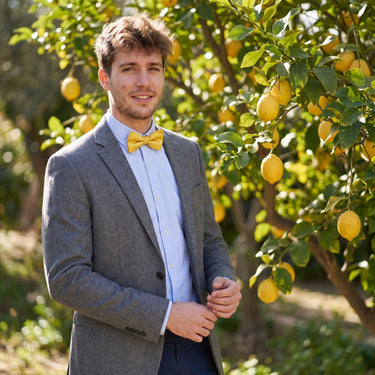 Yellow · yellow bow tie set