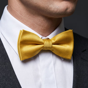 Yellow · yellow bow tie set