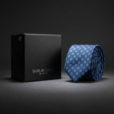 Ancona · Gravata azul estilo italiano