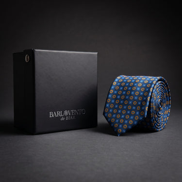 Andria · gravata azul estilo italiano
