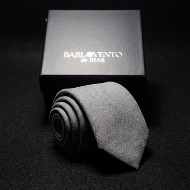 Antártico · corbata gris perla suave