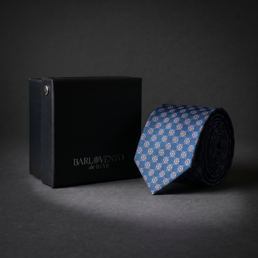 Arezzo · Gravata azul estilo italiano