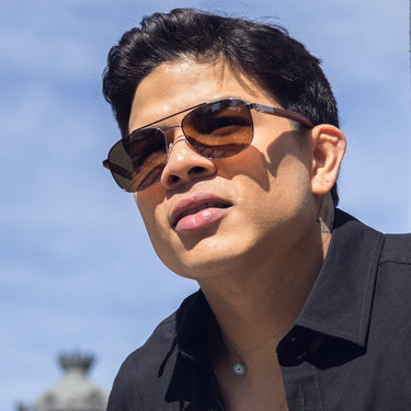 Babilònia · gafas de sol con patillas de madera