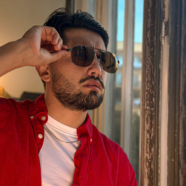 Babilònia · gafas de sol con patillas de madera - Barlovento de Biar