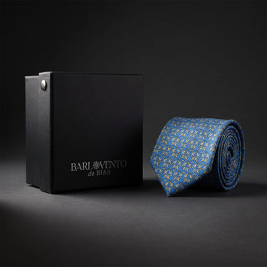 Bari · Gravata azul estilo italiano