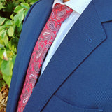 Beaujolais · corbata con estampado paisley - Barlovento de Biar