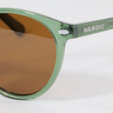 Bolonia · gafas de sol redondas de cristal verde con lentes marrones - Barlovento de Biar