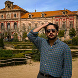 Bolonia · gafas de sol redondas de cristal verde con lentes marrones - Barlovento de Biar