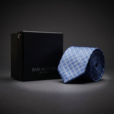 Gravata estilo italiano Bussolengo azul
