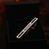 Cálao · pasador de corbata negro con diamantes simulados - Barlovento de Biar