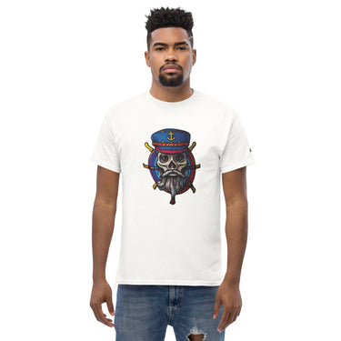 Calavera de marinero en color blanco - Barlovento de Biar