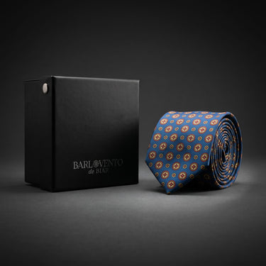 Calcata · Gravata azul estilo italiano