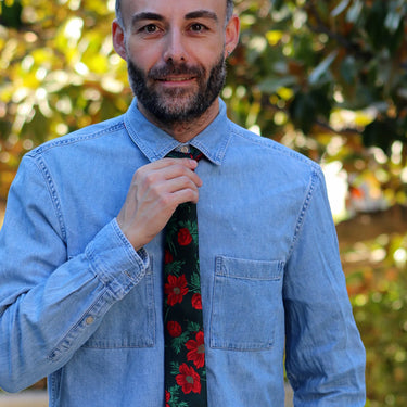 Calibrachoas · gravata de designer