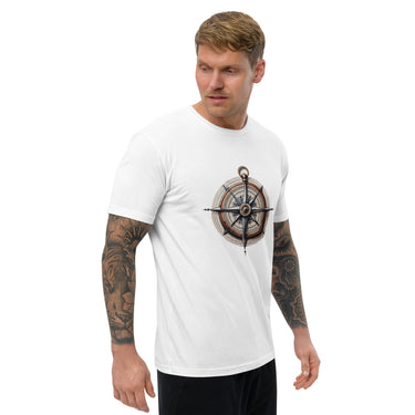 Camiseta muscle Compass en color blanco - Barlovento de Biar
