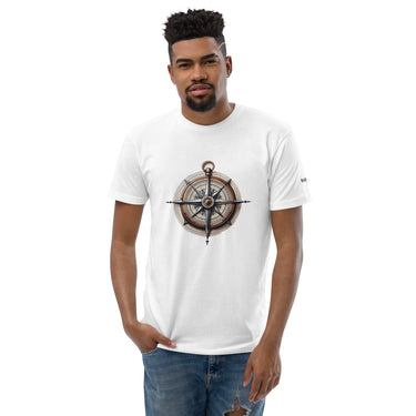 Camiseta muscle Compass en color blanco - Barlovento de Biar