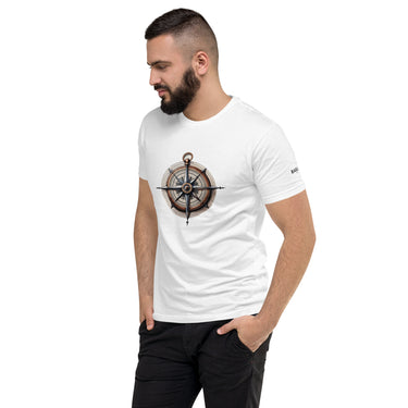 Camiseta muscle Compass en color blanco - Barlovento de Biar