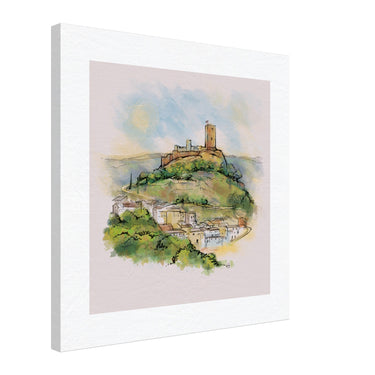 Castillo de Biar impreso en lienzo - Barlovento de Biar