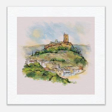 Castillo de Biar impreso en lienzo - Barlovento de Biar