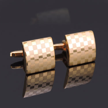 Cetus · gold-colored chess cufflinks