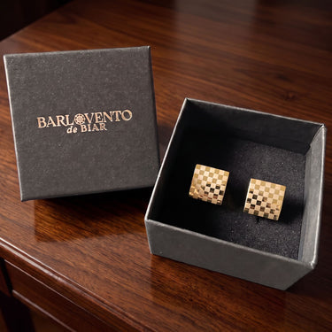 Cetus · gold-colored chess cufflinks