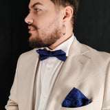 Chicago · conjunto de pajarita azul con lunares rosas - Barlovento de Biar