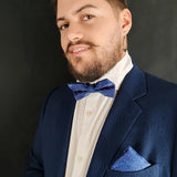 Chicago · conjunto de pajarita azul con lunares rosas - Barlovento de Biar