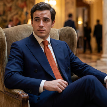 Chihuahua · corbata naranja suave