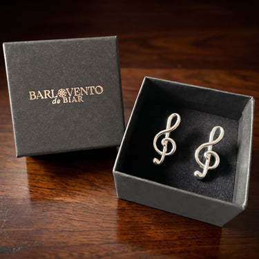 Treble clef · cufflinks for musicians