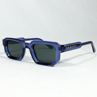 Cofete · Óculos de sol azuis profundos com lentes pretas UV400