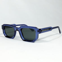 Cofete · Óculos de sol azuis profundos com lentes pretas UV400