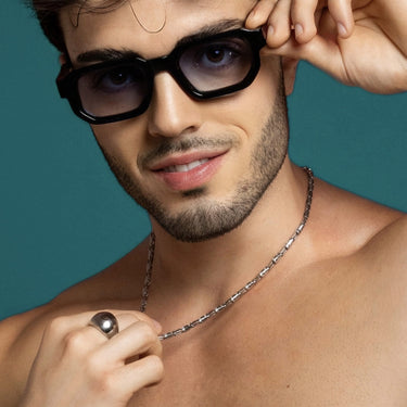 Collar Zerion Plata · Collar eslabones