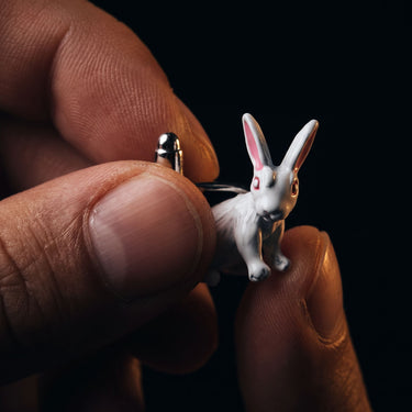 Rabbit and Carrot · Cufflinks for Hunters