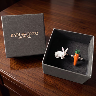 Rabbit and Carrot · Cufflinks for Hunters