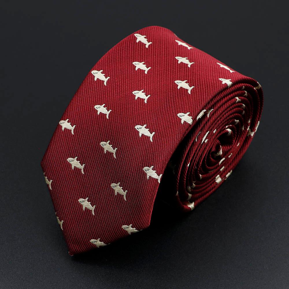 Conjunto de regalo de corbata y gemelos con forma de tiburones - Barlovento de Biar