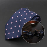 Conjunto de regalo de corbata y gemelos de pesca - Barlovento de Biar