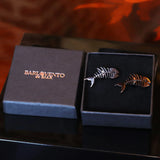 Conjunto de regalo de corbata y gemelos de pesca - Barlovento de Biar