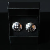 Conjunto de regalo de corbata y gemelos para amantes de los coches - Barlovento de Biar