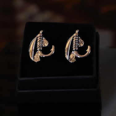 Conjunto de regalo de corbata y gemelos para los pescadores - Barlovento de Biar