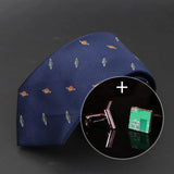 Conjunto de regalo de corbata y gemelos para nerds - Barlovento de Biar