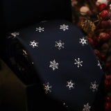 Copos de Nieve · corbata navideña azul - Barlovento de Biar