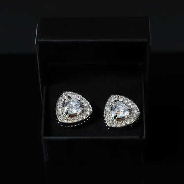 Corbata Varenna con gemelos de diamantes simulados - Barlovento de Biar
